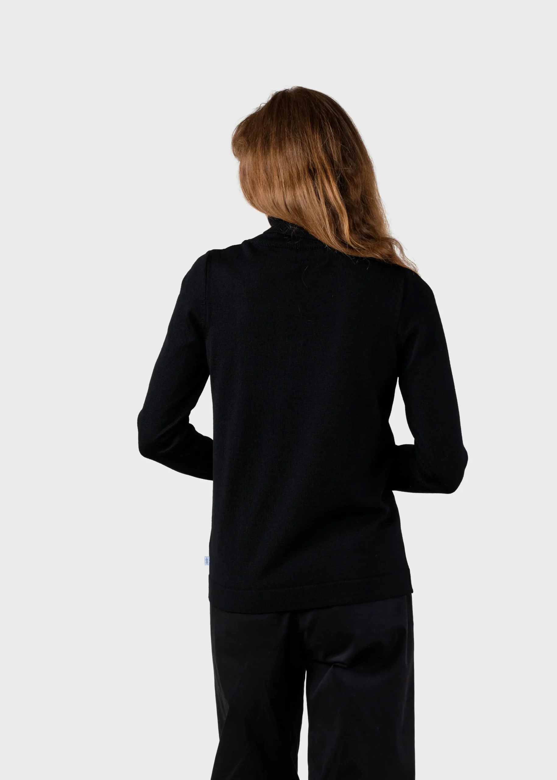 Klitmoller Collective Strick-Isabella knit - Black Anthracite