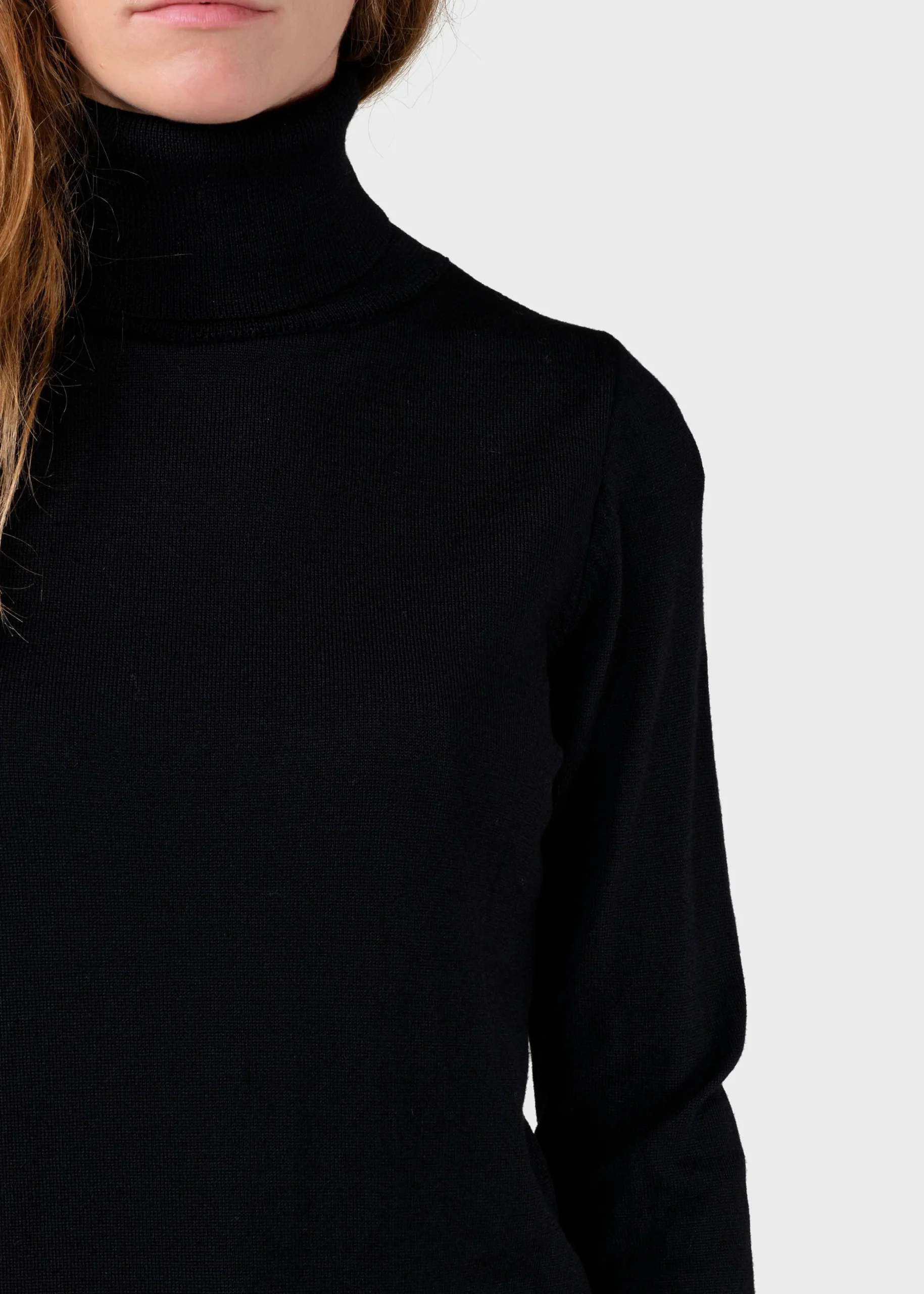 Klitmoller Collective Strick-Isabella knit - Black Anthracite
