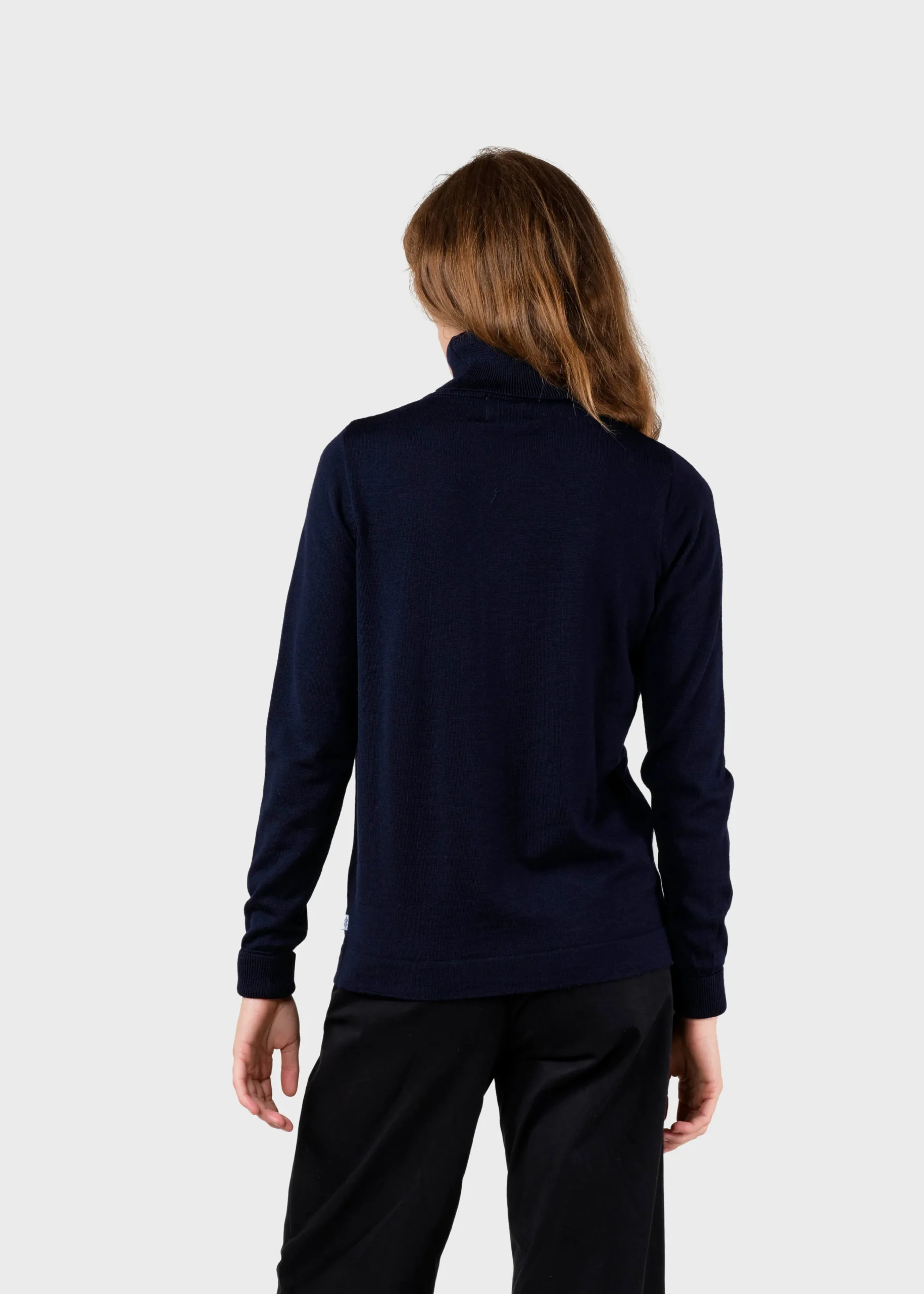 Klitmoller Collective Strick-Isabella knit - Navy Anthracite