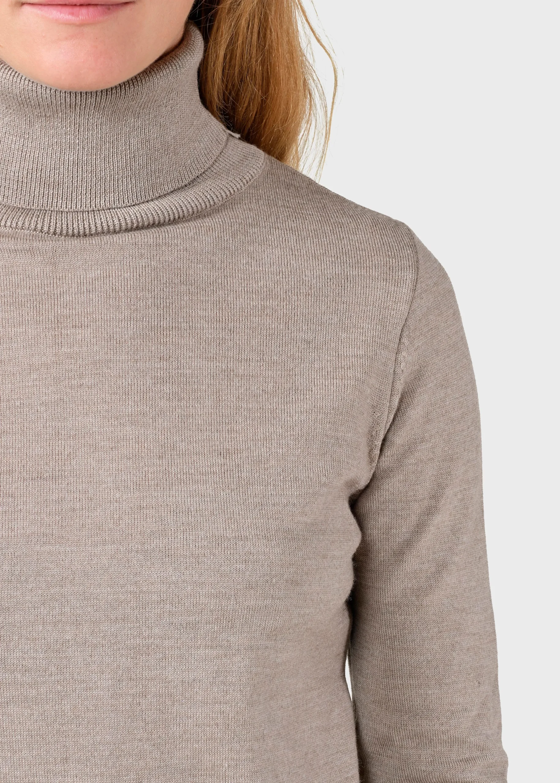 Klitmoller Collective Strick-Isabella knit - Sand Anthracite