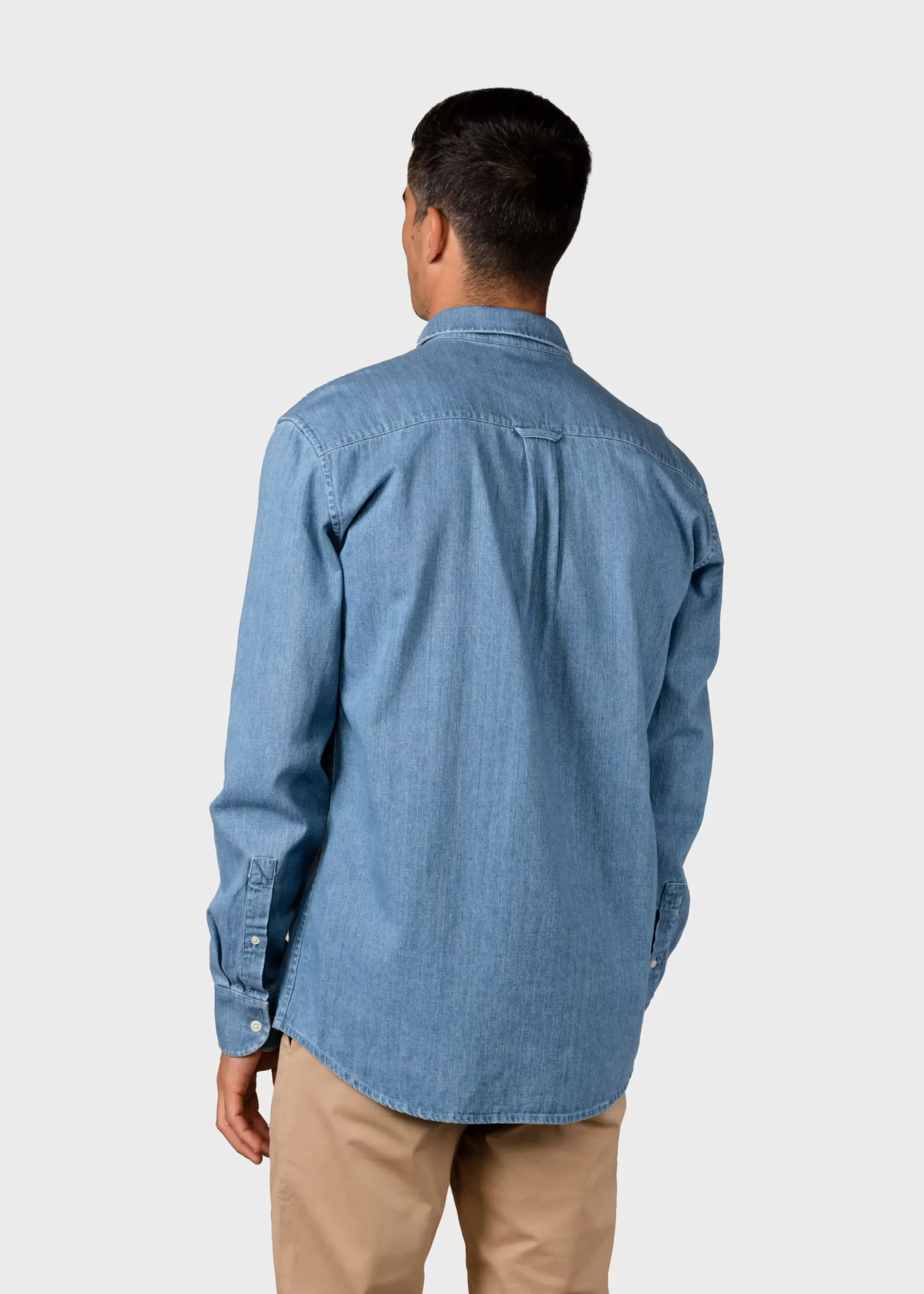 Klitmoller Collective Hemden-Jakob shirt - Light blue stonewash Darkbluestonewash