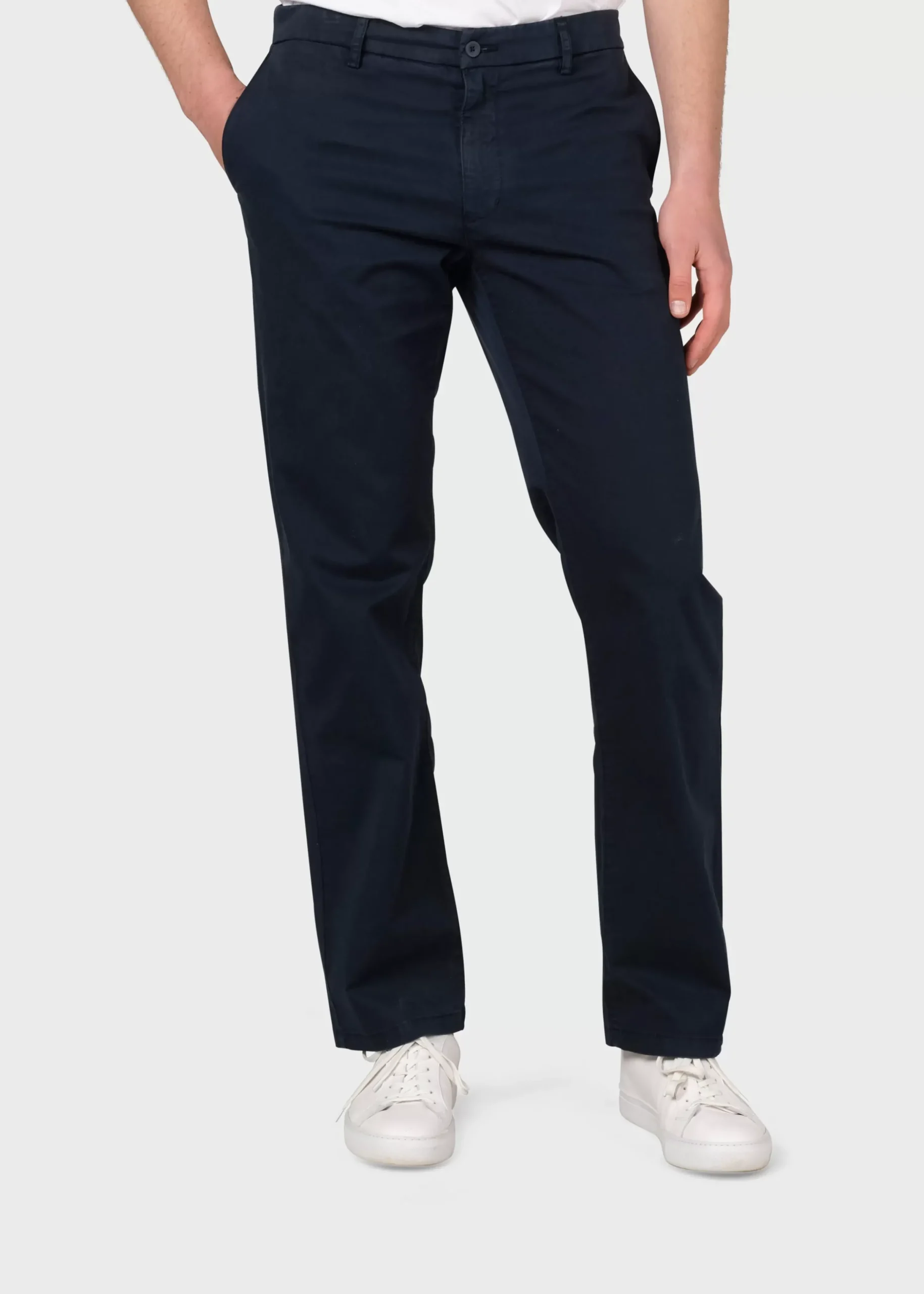 Klitmoller Collective Hosen-Jan chino - Navy Black