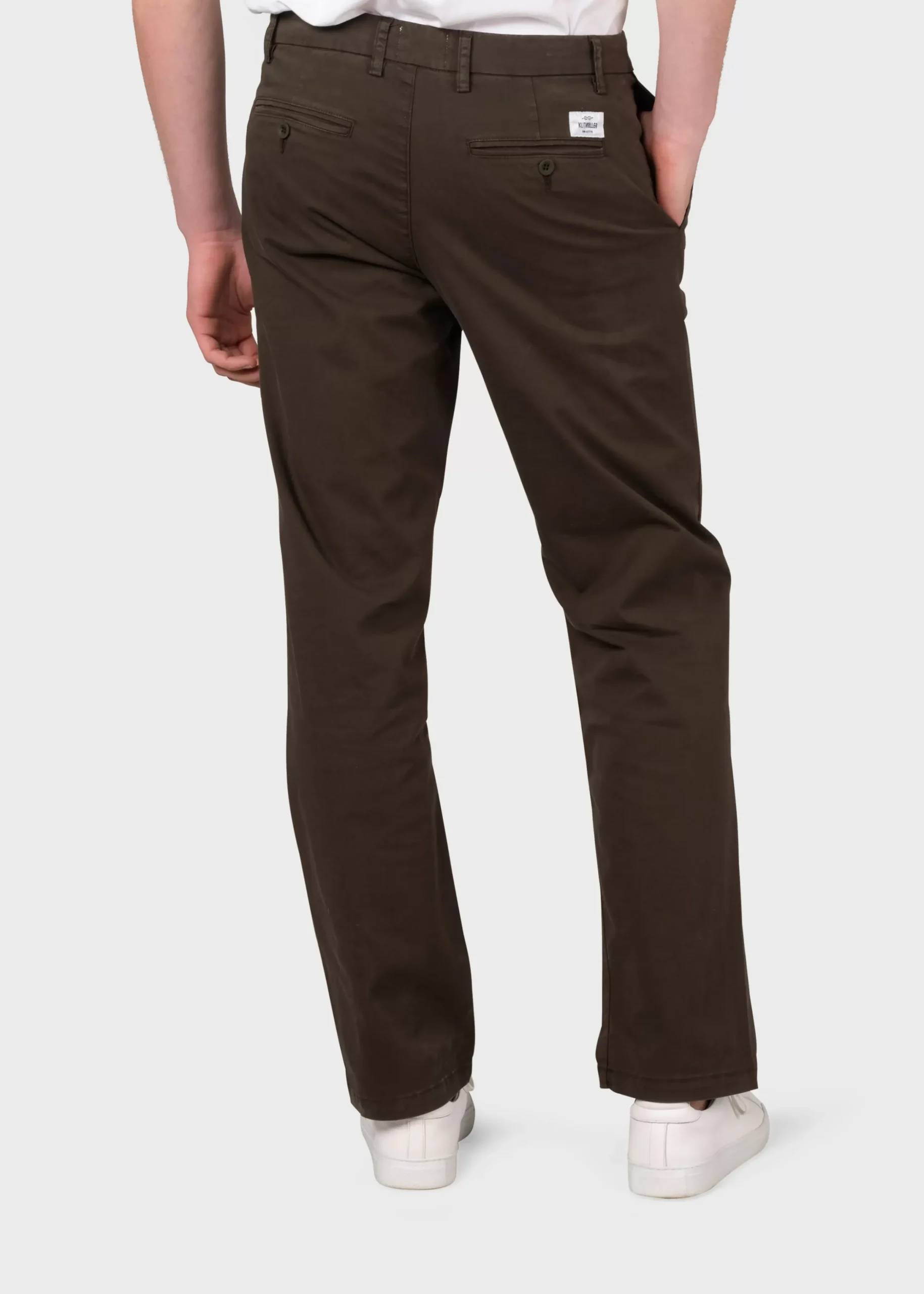 Klitmoller Collective Hosen-Jan chino - Olive Black