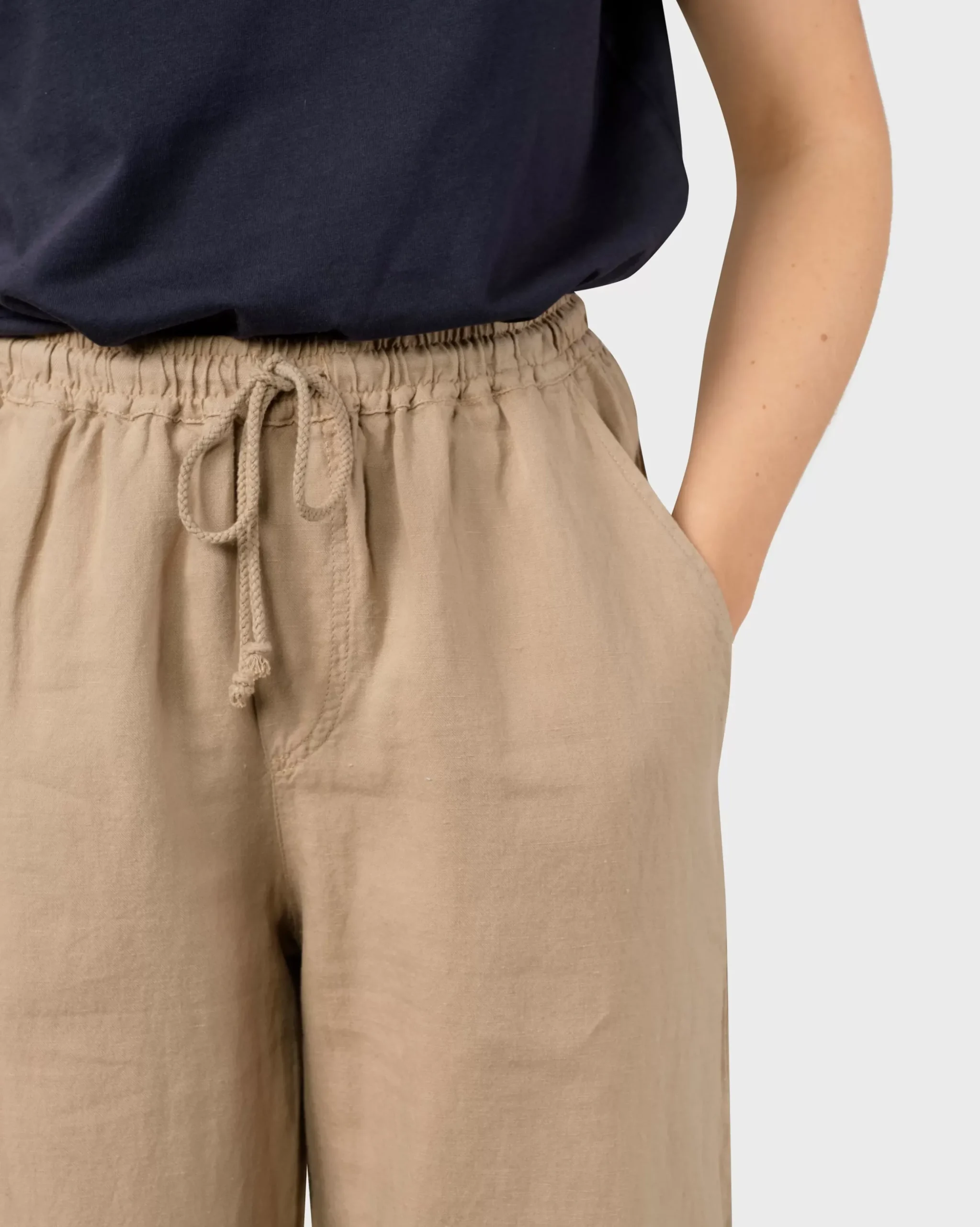 Klitmoller Collective Hosen-Jennifer pant - Sand Ocean