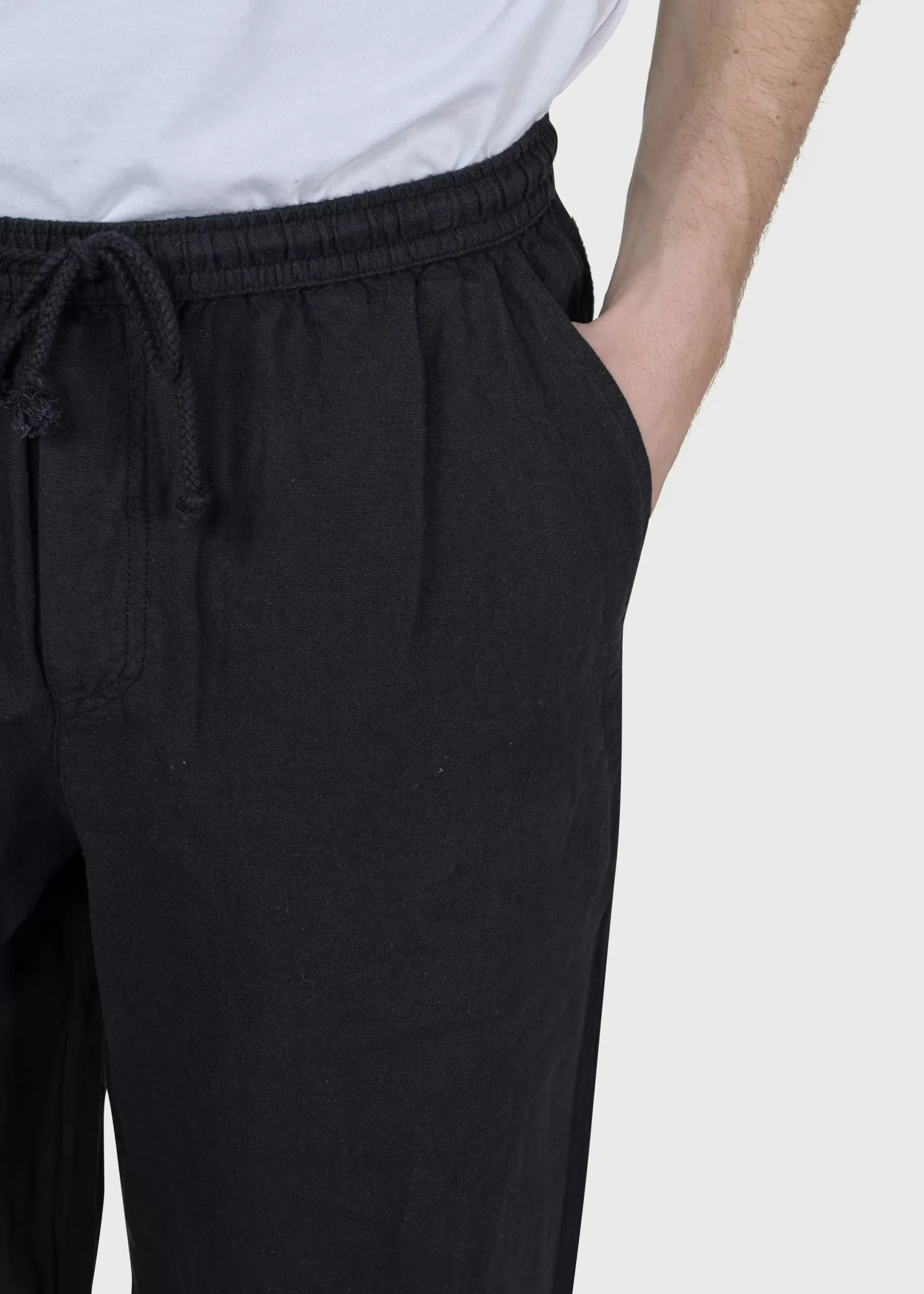 Klitmoller Collective Hosen-Jens linen pant - Black