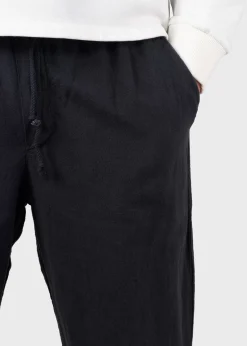 Klitmoller Collective Hosen-Jens linen pant - Navy Black