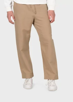 Klitmoller Collective Hosen-Jens linen pant - Sand Black