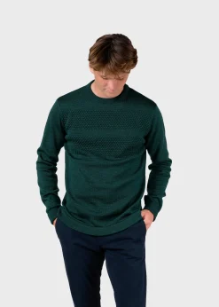 Klitmoller Collective Strick-Johan knit - Moss Green MossGreen