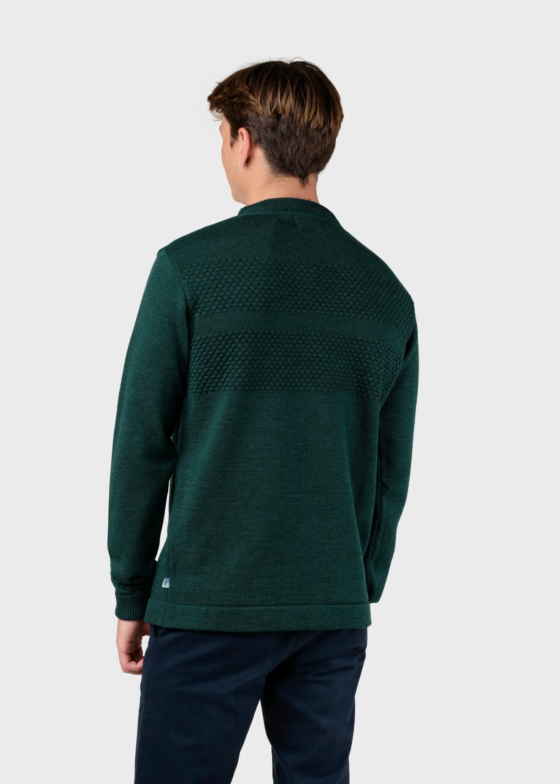 Klitmoller Collective Strick-Johan knit - Moss Green MossGreen