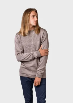 Klitmoller Collective Strick-Johan knit - Sand Skyblue
