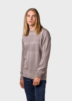 Klitmoller Collective Strick-Johan knit - Sand Skyblue