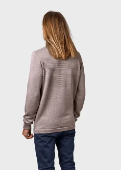 Klitmoller Collective Strick-Johan knit - Sand Skyblue