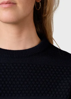 Klitmoller Collective Strick-Johanne knit - Black Coffee