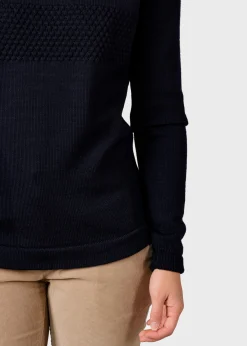 Klitmoller Collective Strick-Johanne knit - Black Coffee