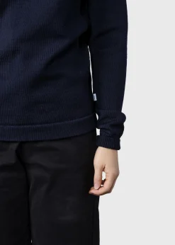 Klitmoller Collective Strick-Johanne knit - Navy Coffee