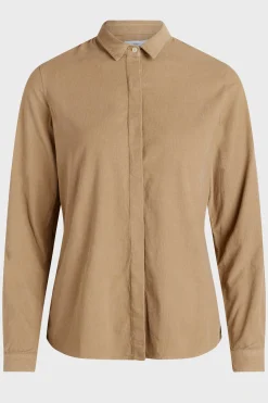 Klitmoller Collective Hemden-Julie corduroy shirt - Sand Olive