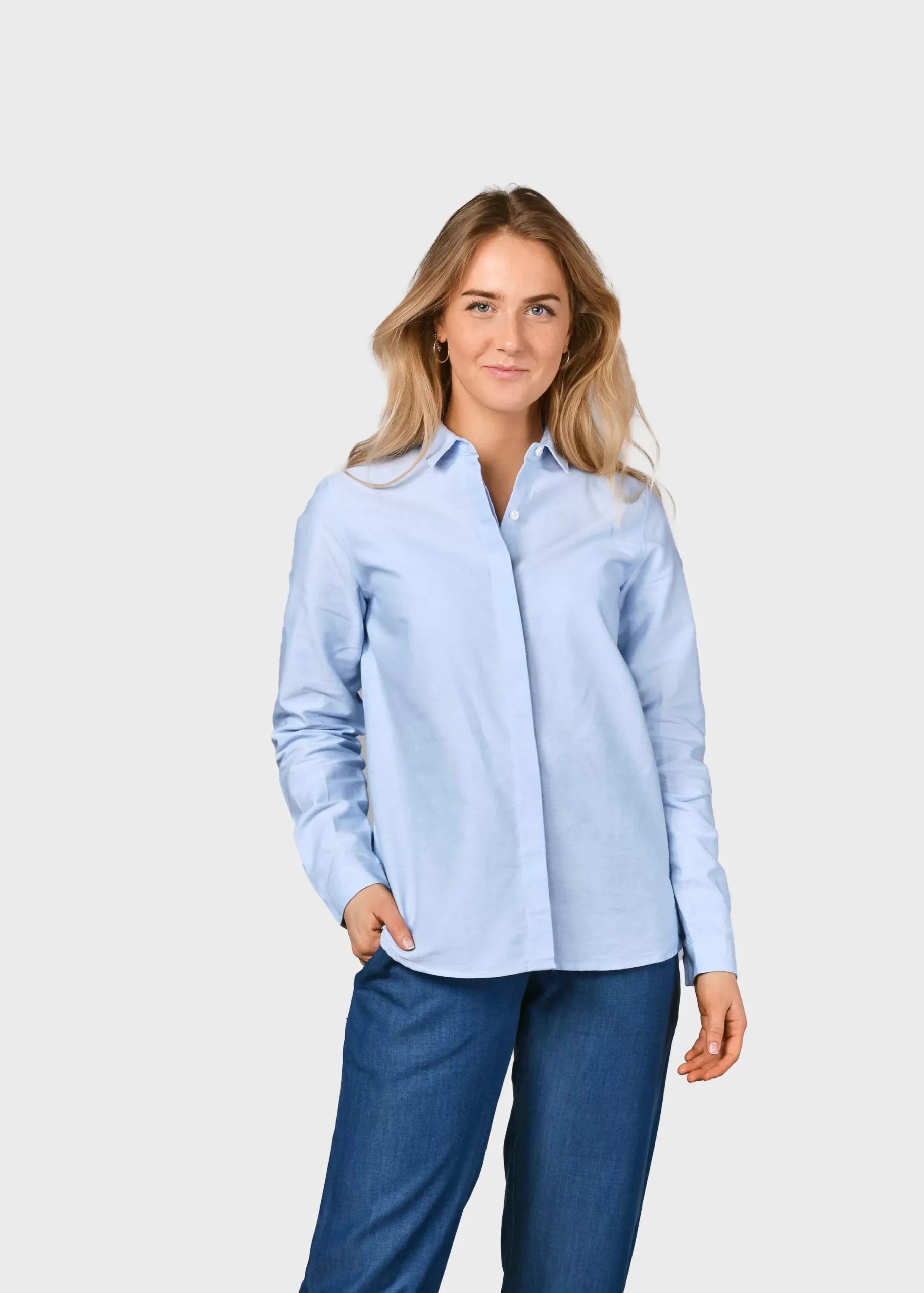 Klitmoller Collective Hemden-Julie shirt - Blue melange Navy