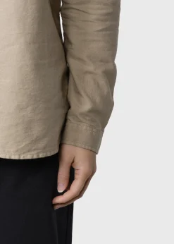 Klitmoller Collective Hemden-Julie shirt - Sand Navy