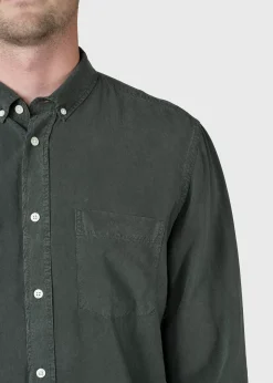 Klitmoller Collective Hemden-Justin shirt - Olive White