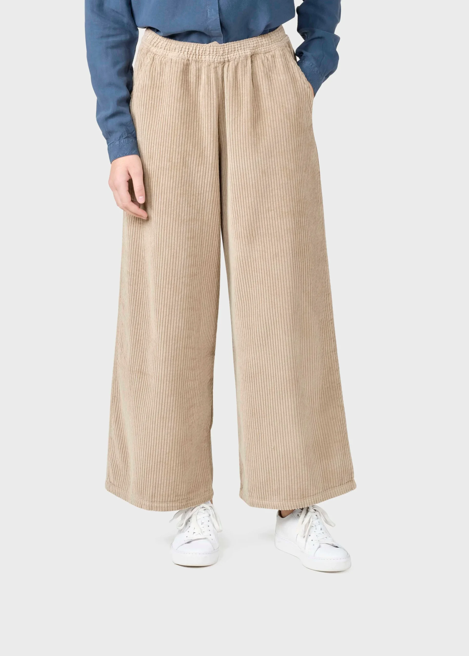 Klitmoller Collective Hosen-Kaja cord pant - Sand