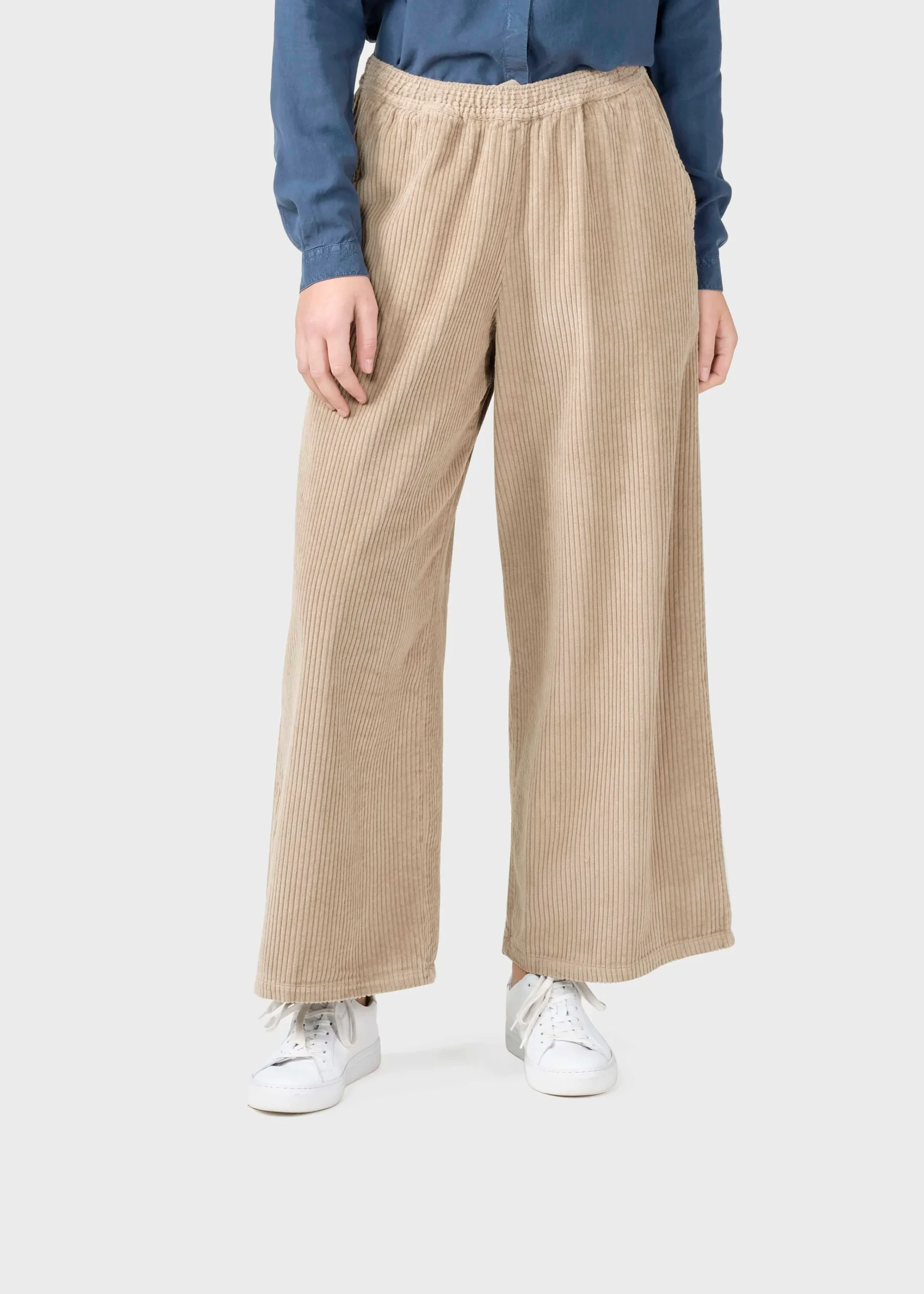 Klitmoller Collective Hosen-Kaja cord pant - Sand