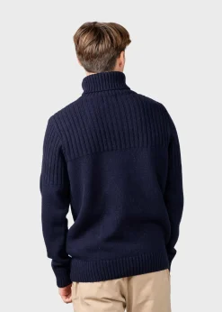 Klitmoller Collective Strick-Karlsson knit - Navy Deepblue