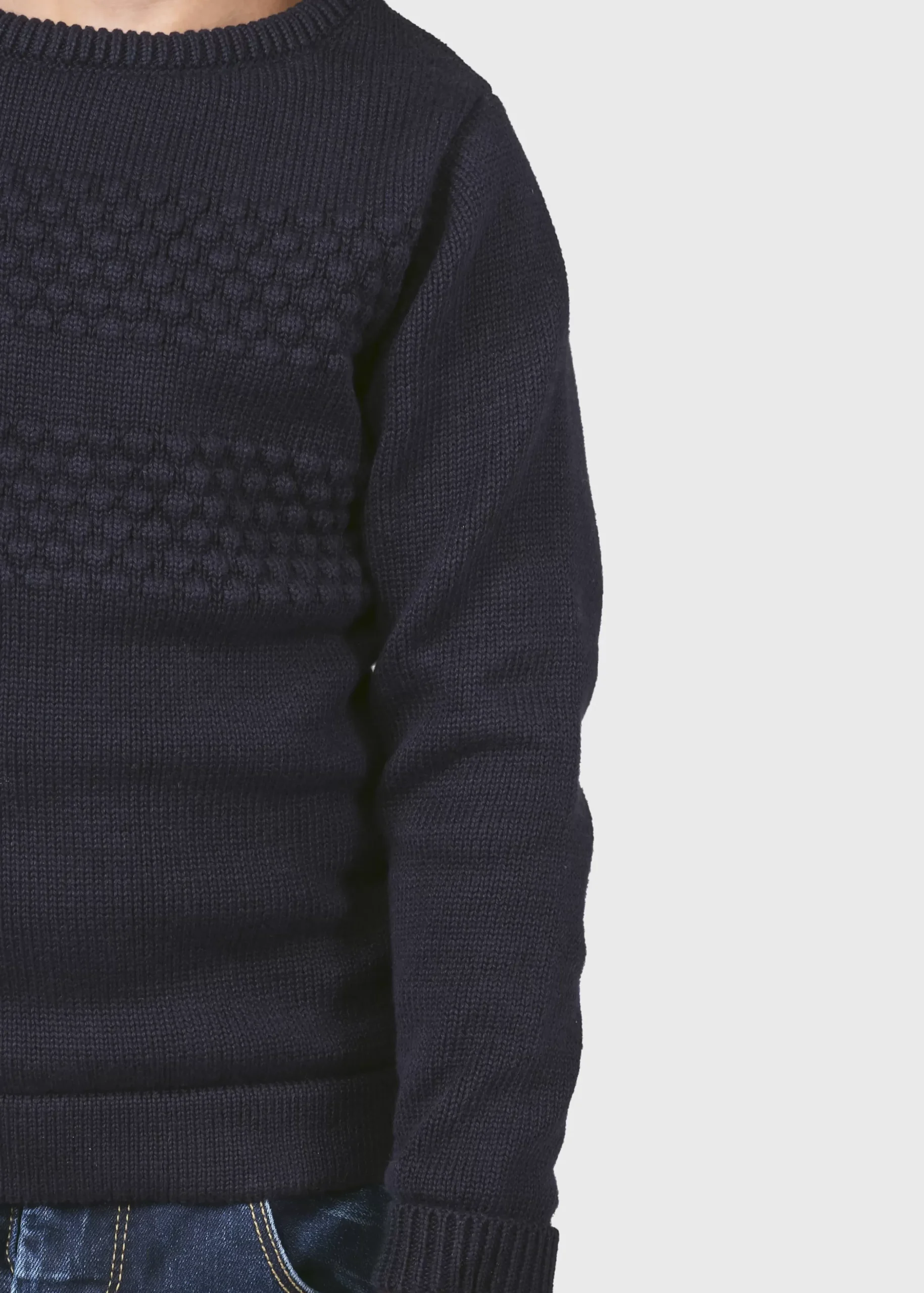 Klitmoller Collective Kinder-Kids fisher cotton knit - Navy