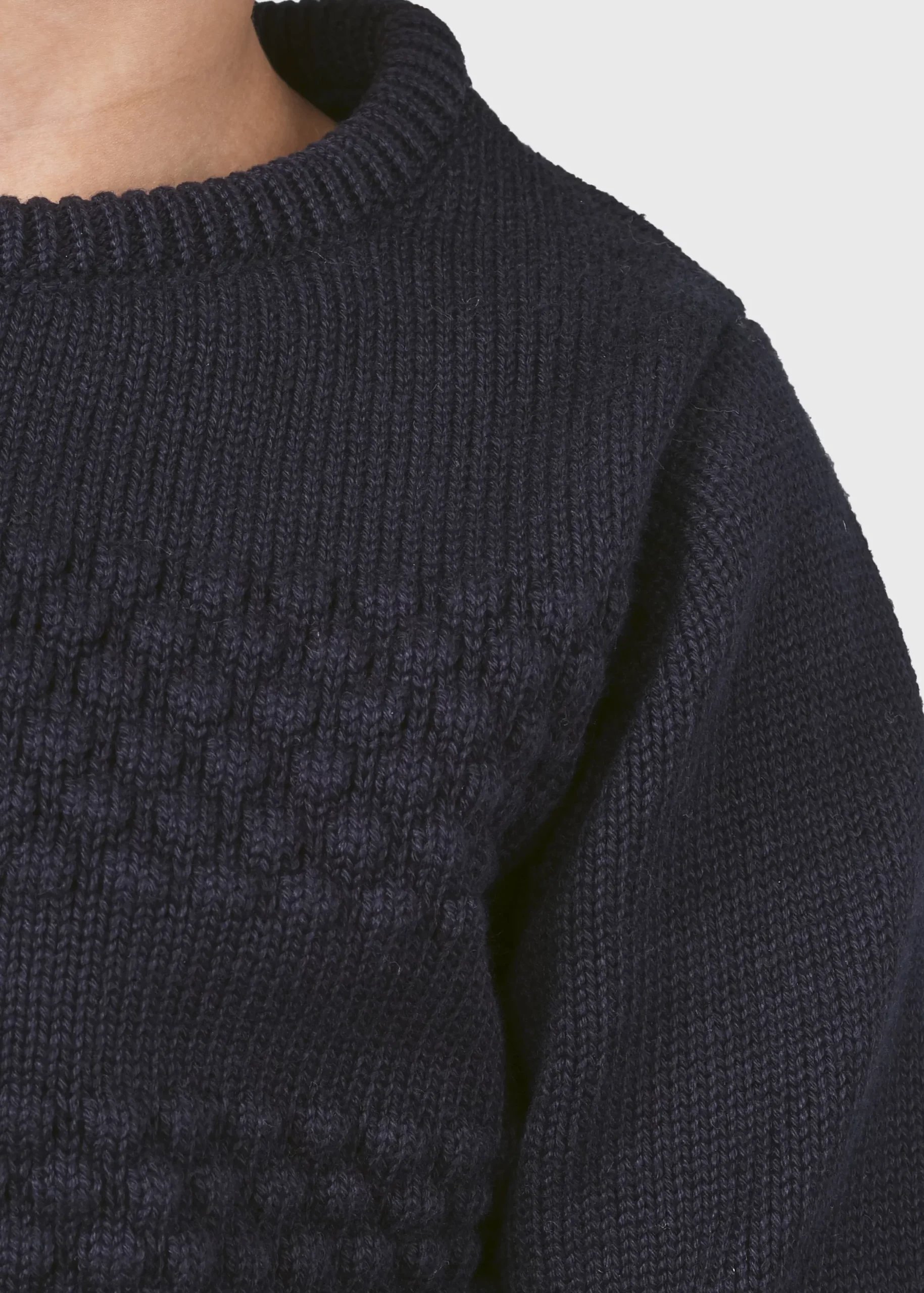 Klitmoller Collective Kinder-Kids fisher cotton knit - Navy