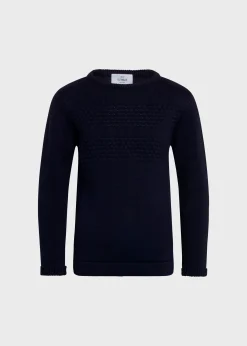 Klitmoller Collective Kinder-Kids fisher cotton knit - Navy