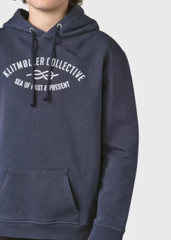 Klitmoller Collective Kinder-Kids logo eye hoodie - Navy