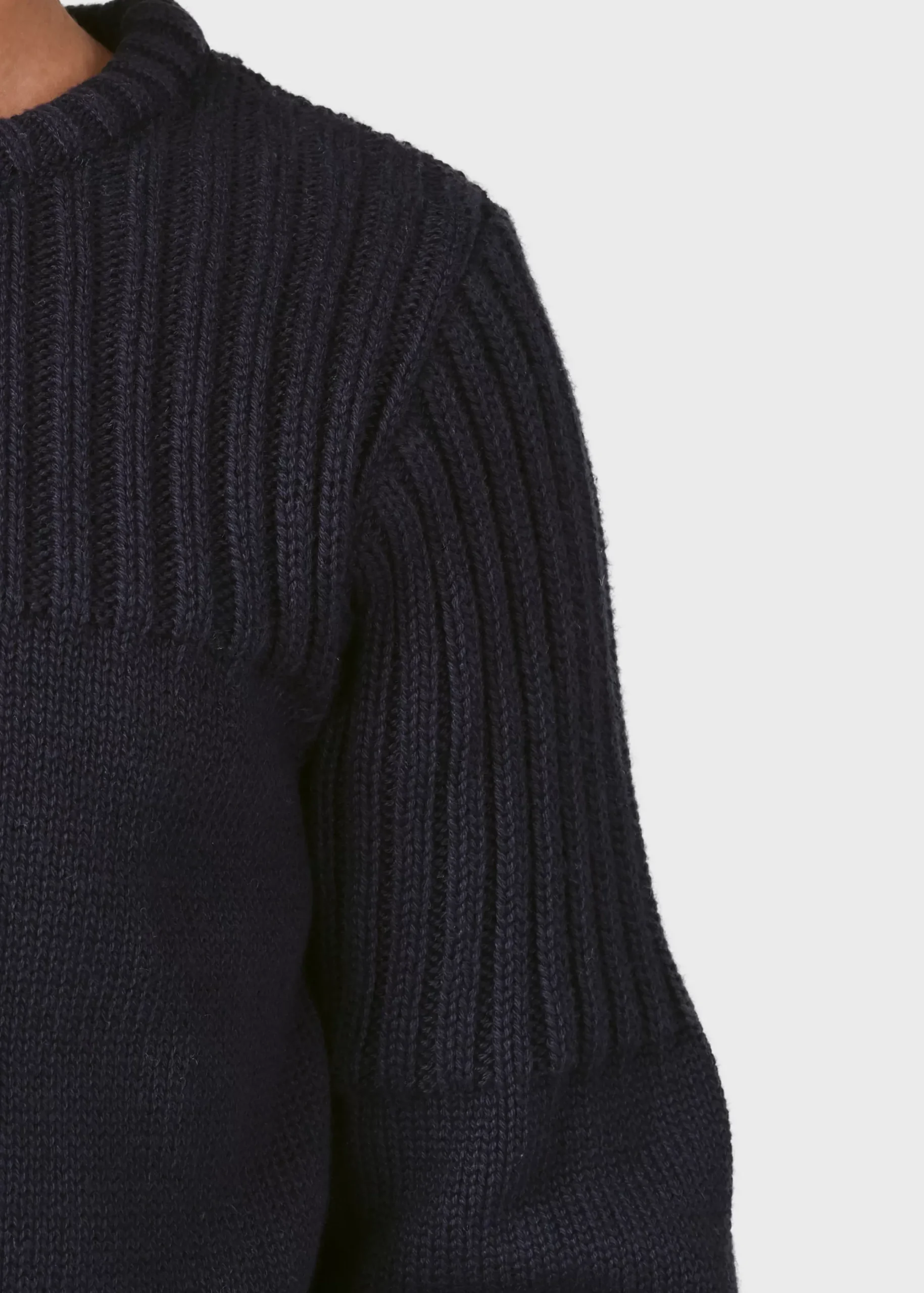 Klitmoller Collective Kinder-Kids pattern cotton knit - Navy Ocean