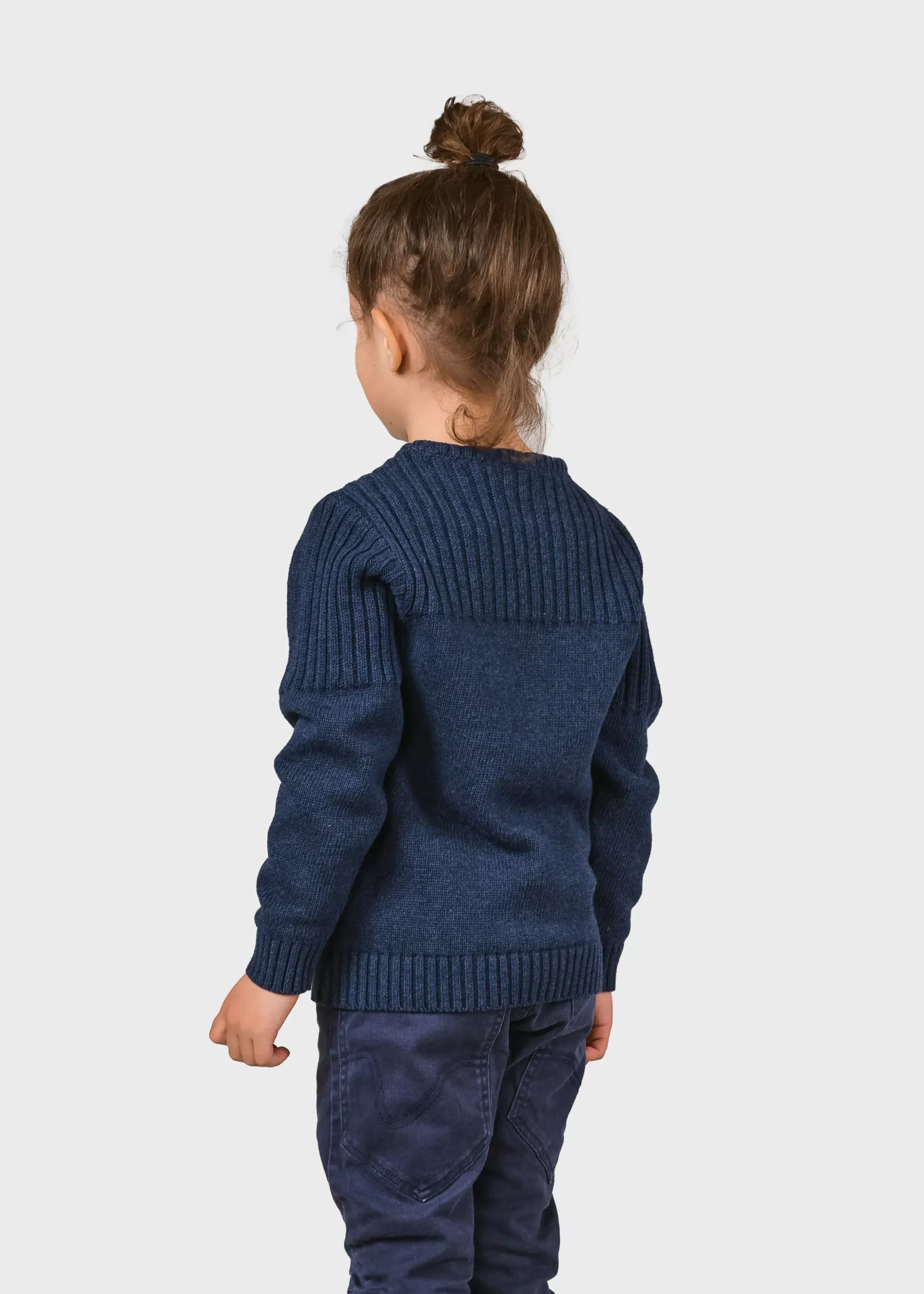 Klitmoller Collective Kinder-Kids pattern cotton knit - Ocean