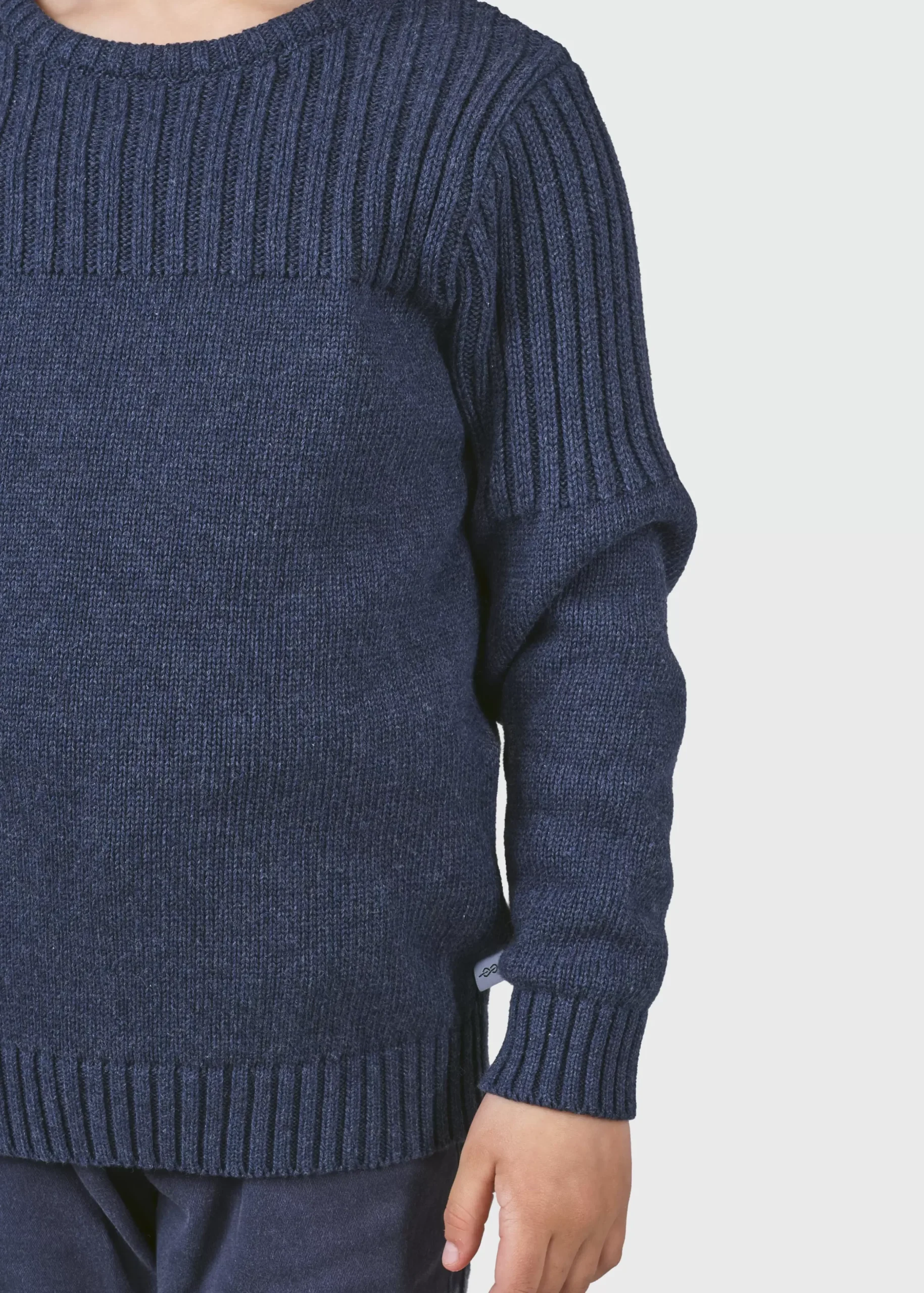 Klitmoller Collective Kinder-Kids pattern cotton knit - Ocean
