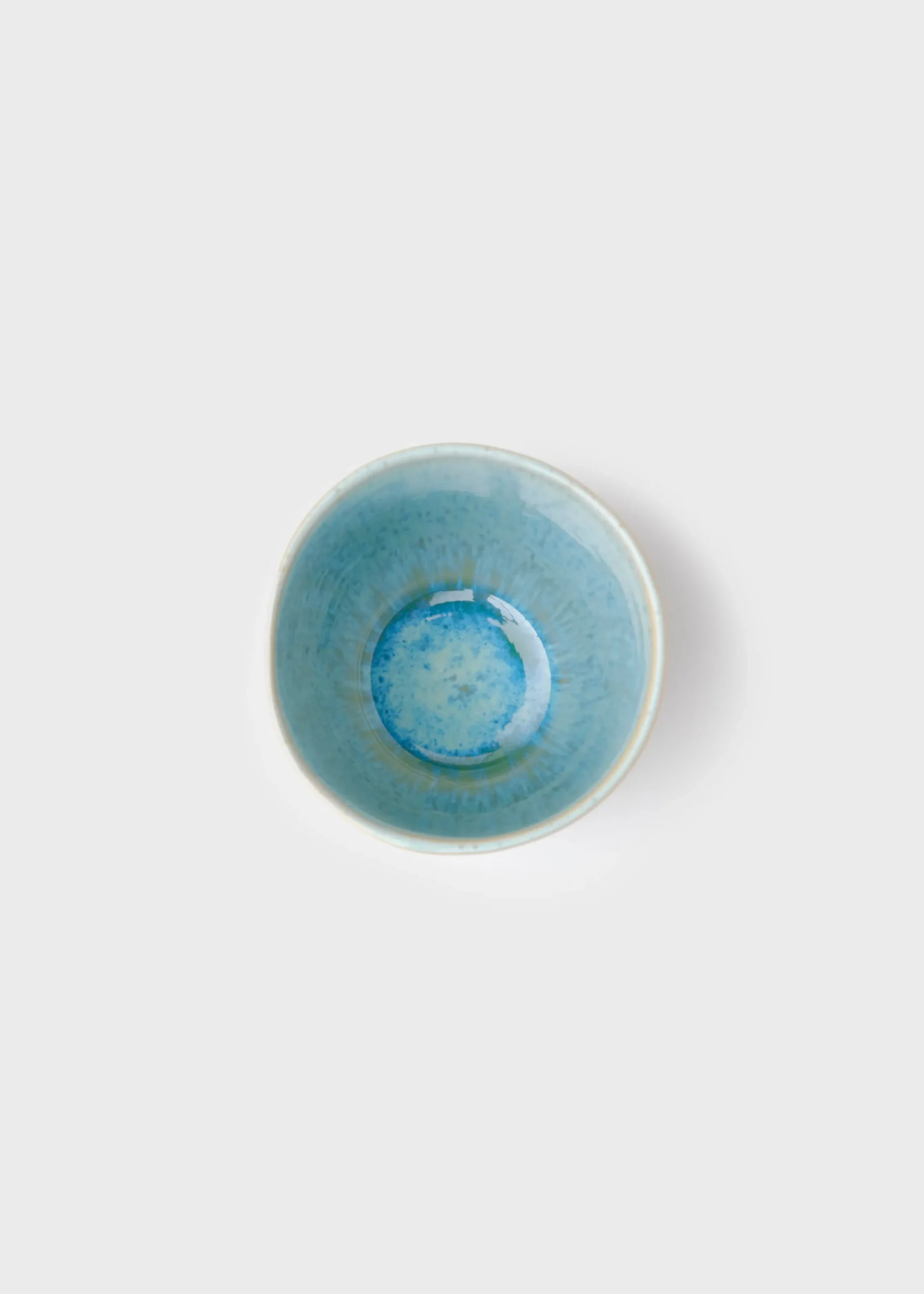 Klitmoller Collective Keramik-Large Coffee cup - 10 cm - Turqouise Concrete
