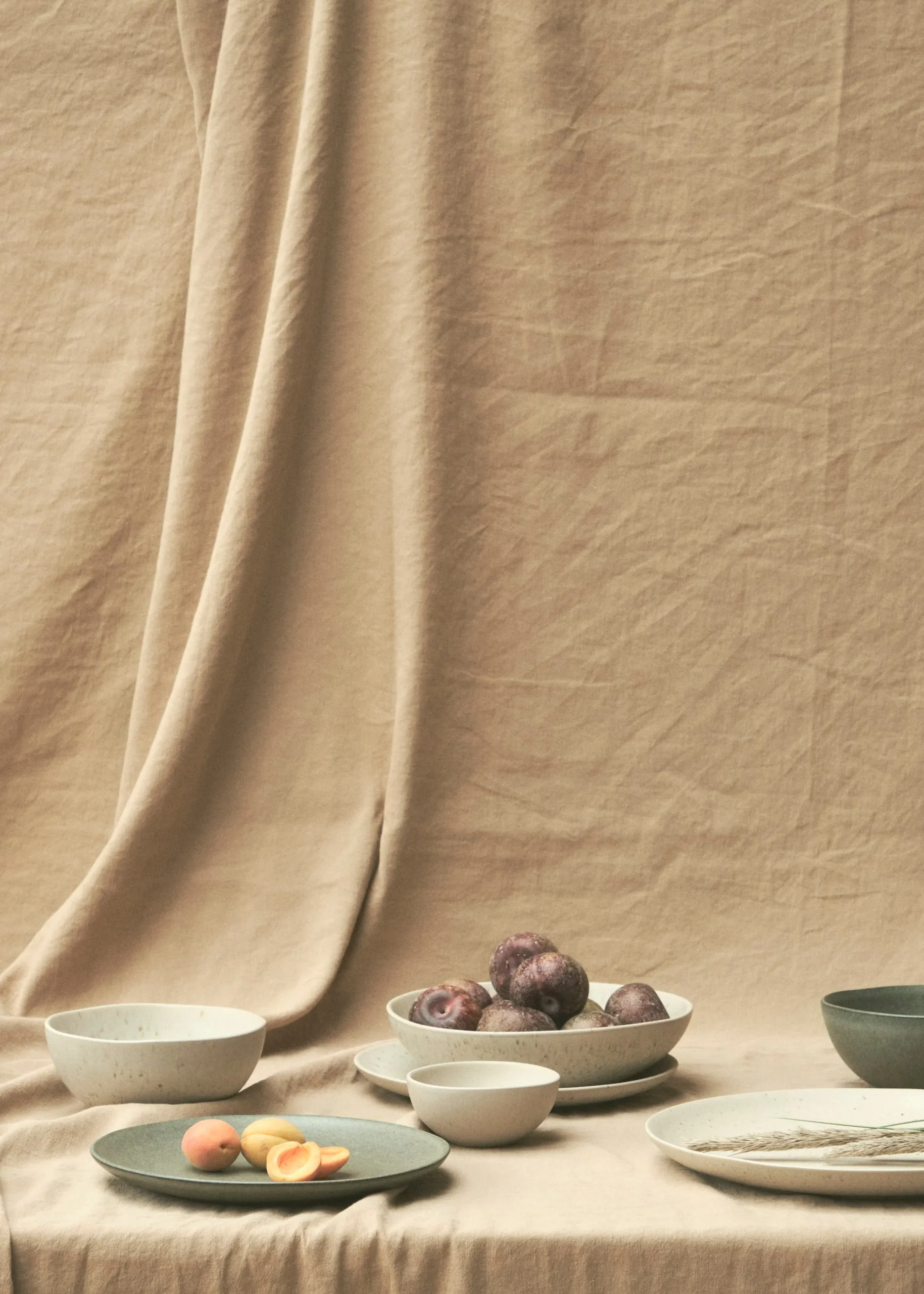 Klitmoller Collective Keramik-Large Coffee cup - 10 cm - Turqouise Concrete