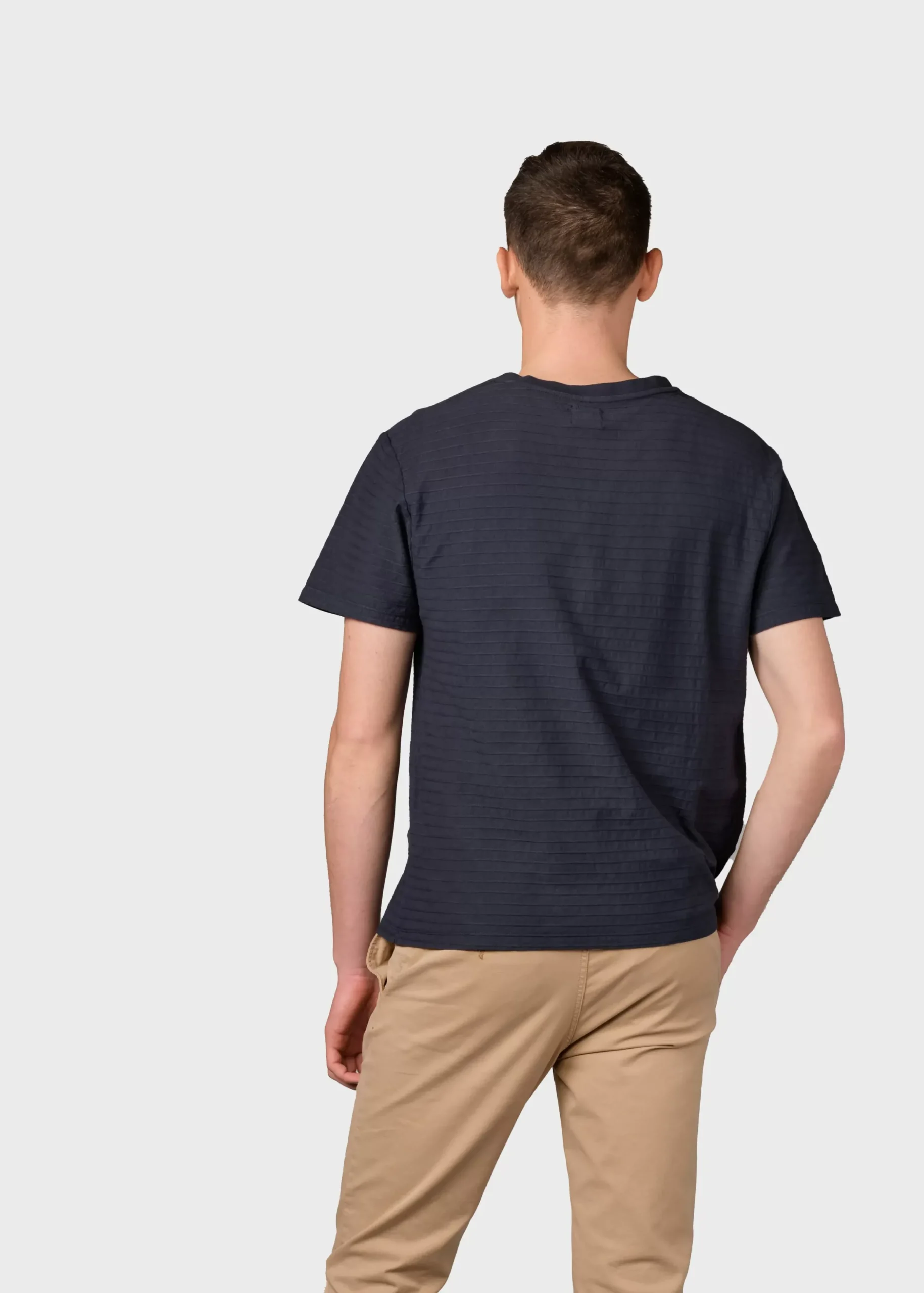 Klitmoller Collective T-shirts-Lauge tee - Navy Clayred