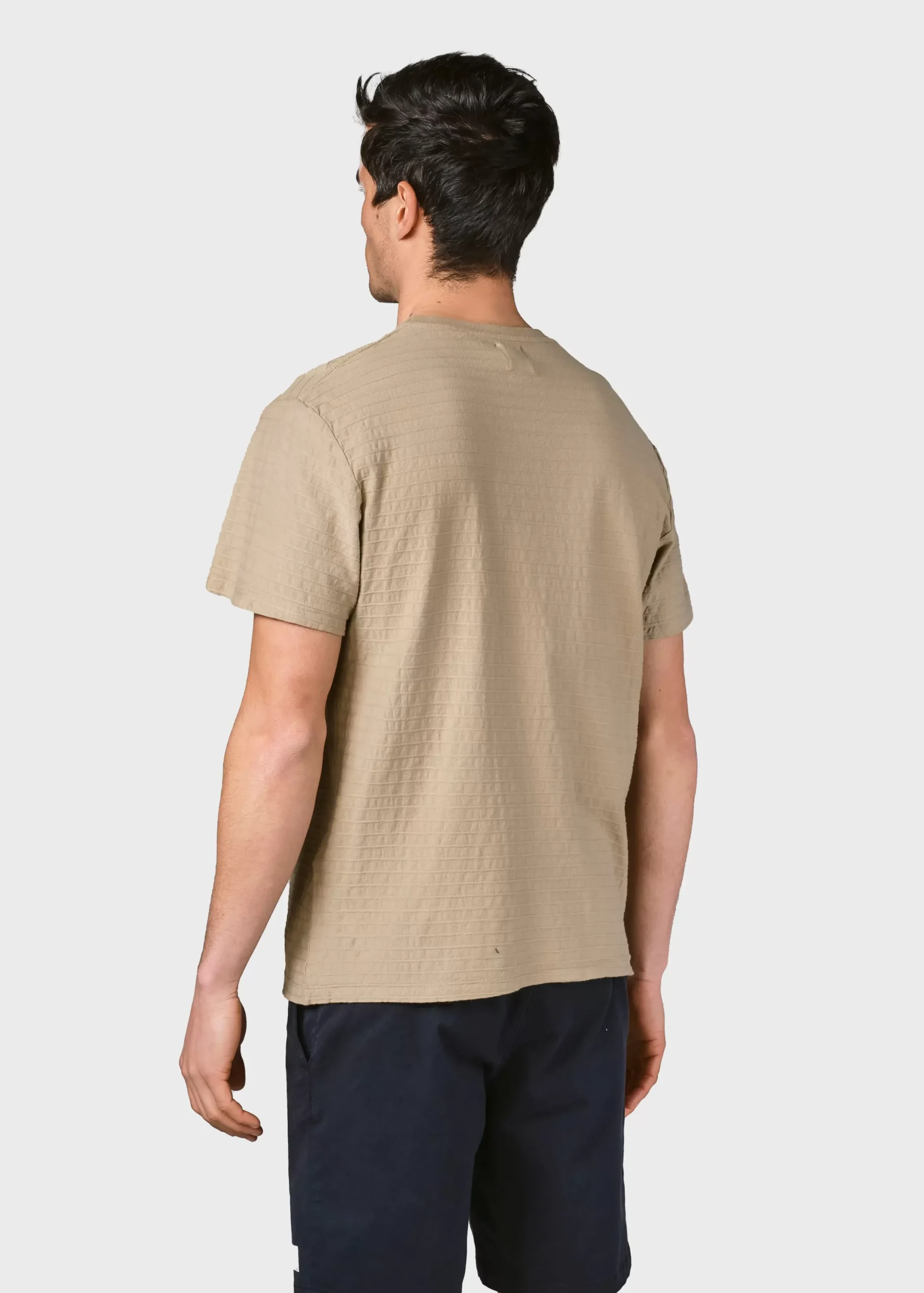 Klitmoller Collective T-shirts-Lauge tee - Sand Clayred