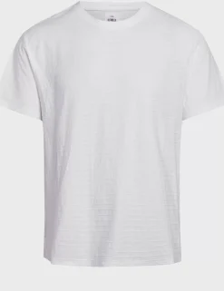 Klitmoller Collective T-shirts-Lauge tee - White Clayred