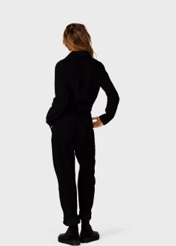 Klitmoller Collective Jumpsuits-Lena corduroy jumpsuit - Black Navy