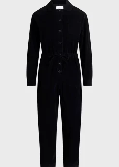 Klitmoller Collective Jumpsuits-Lena corduroy jumpsuit - Black Navy