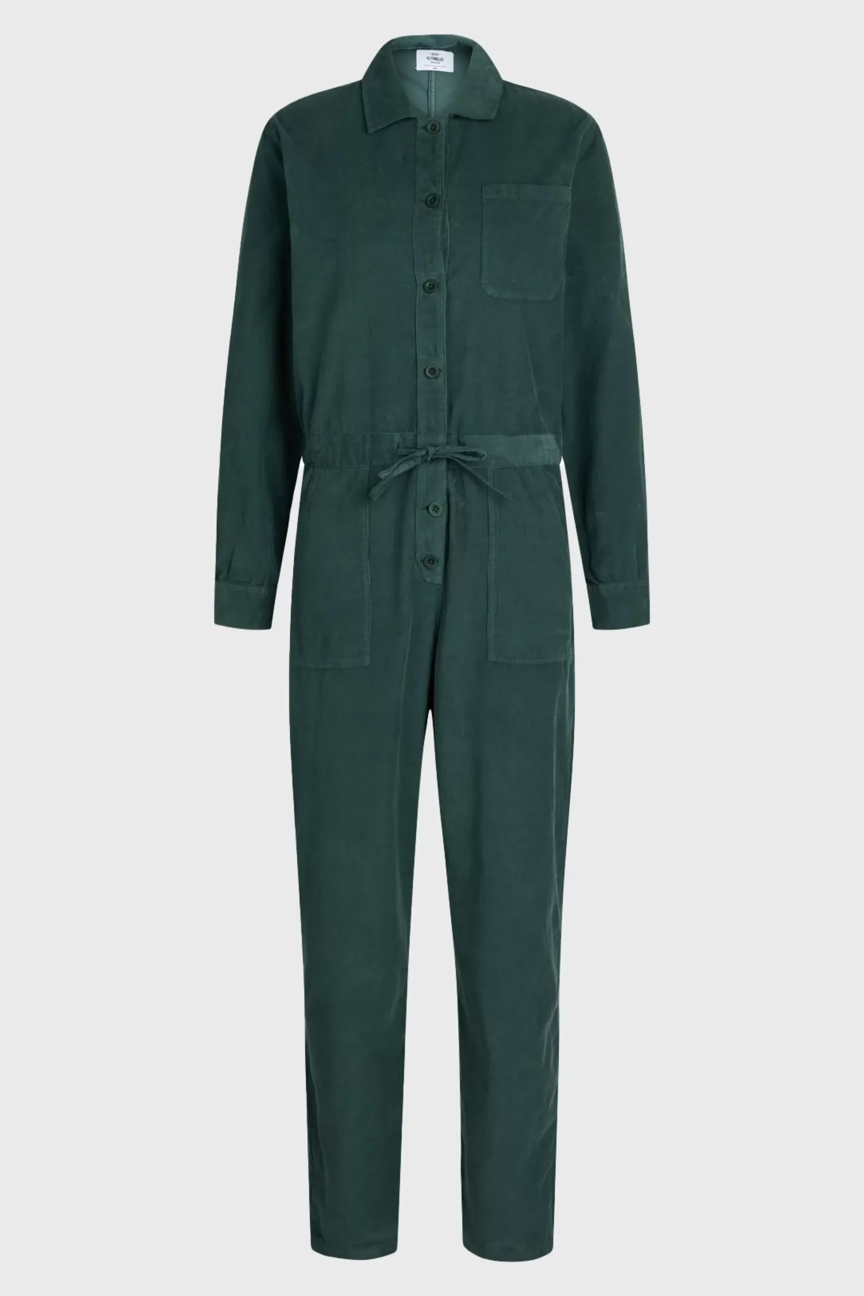 Klitmoller Collective Jumpsuits-Lena corduroy jumpsuit - Moss Green Navy