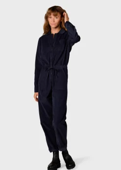 Klitmoller Collective Jumpsuits-Lena corduroy jumpsuit - Navy