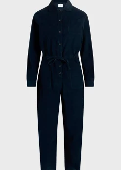 Klitmoller Collective Jumpsuits-Lena corduroy jumpsuit - Navy