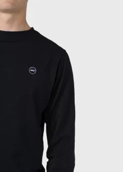 Klitmoller Collective T-shirts-Linus LS tee - Black Navy