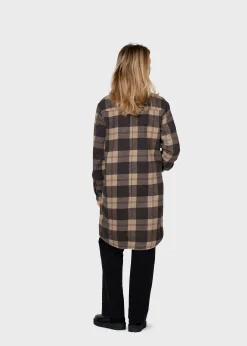 Klitmoller Collective Jacken-Lolly checked overshirt - Sand/black