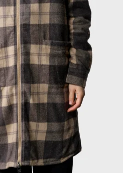 Klitmoller Collective Jacken-Lolly checked overshirt - Sand/black