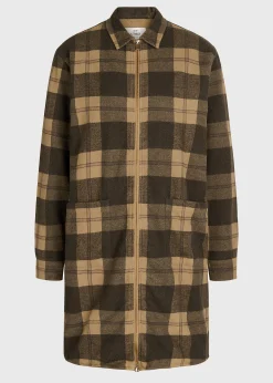Klitmoller Collective Jacken-Lolly checked overshirt - Sand/black