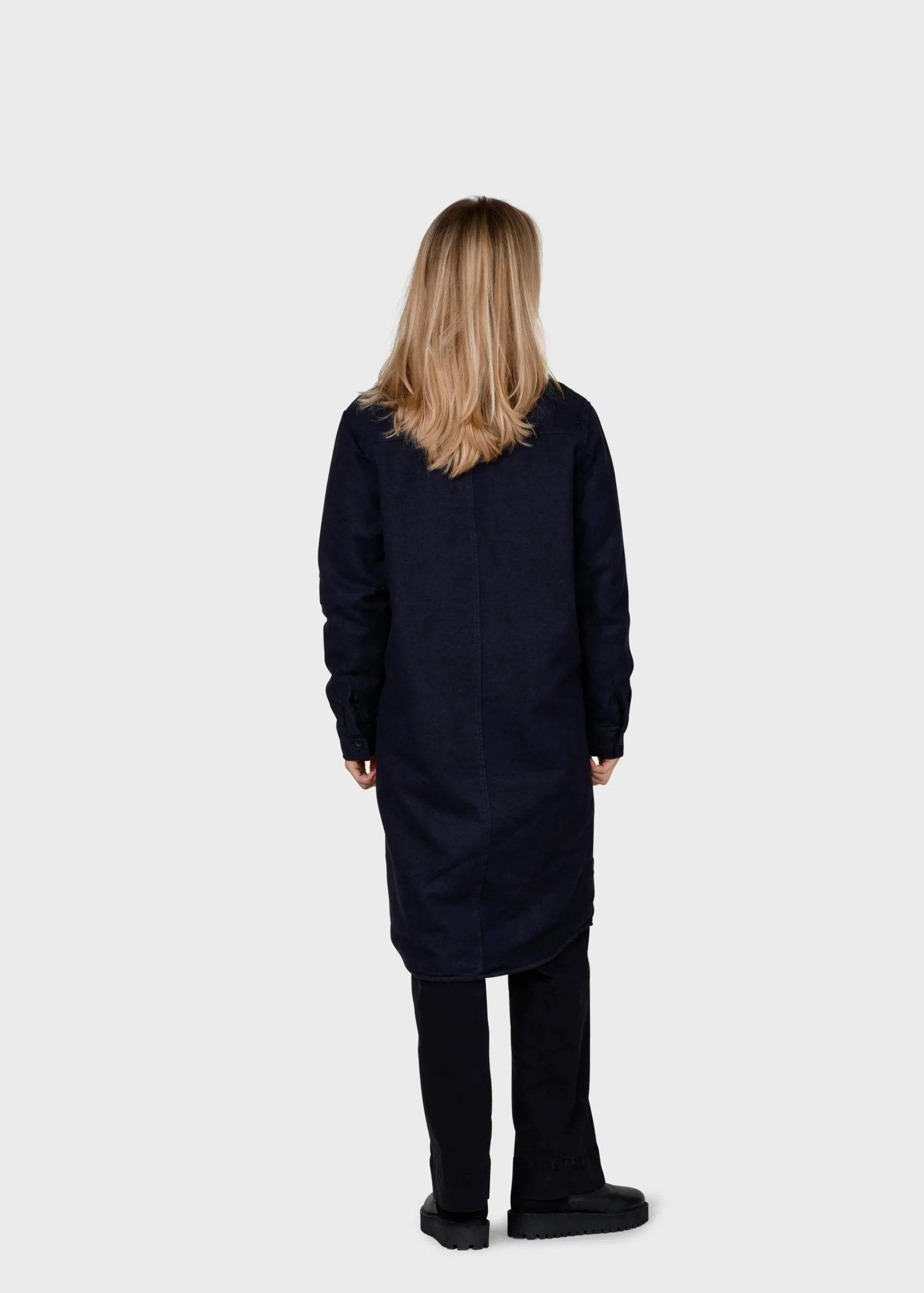 Klitmoller Collective Jacken-Lolly lumber overshirt - Black Lightgrey
