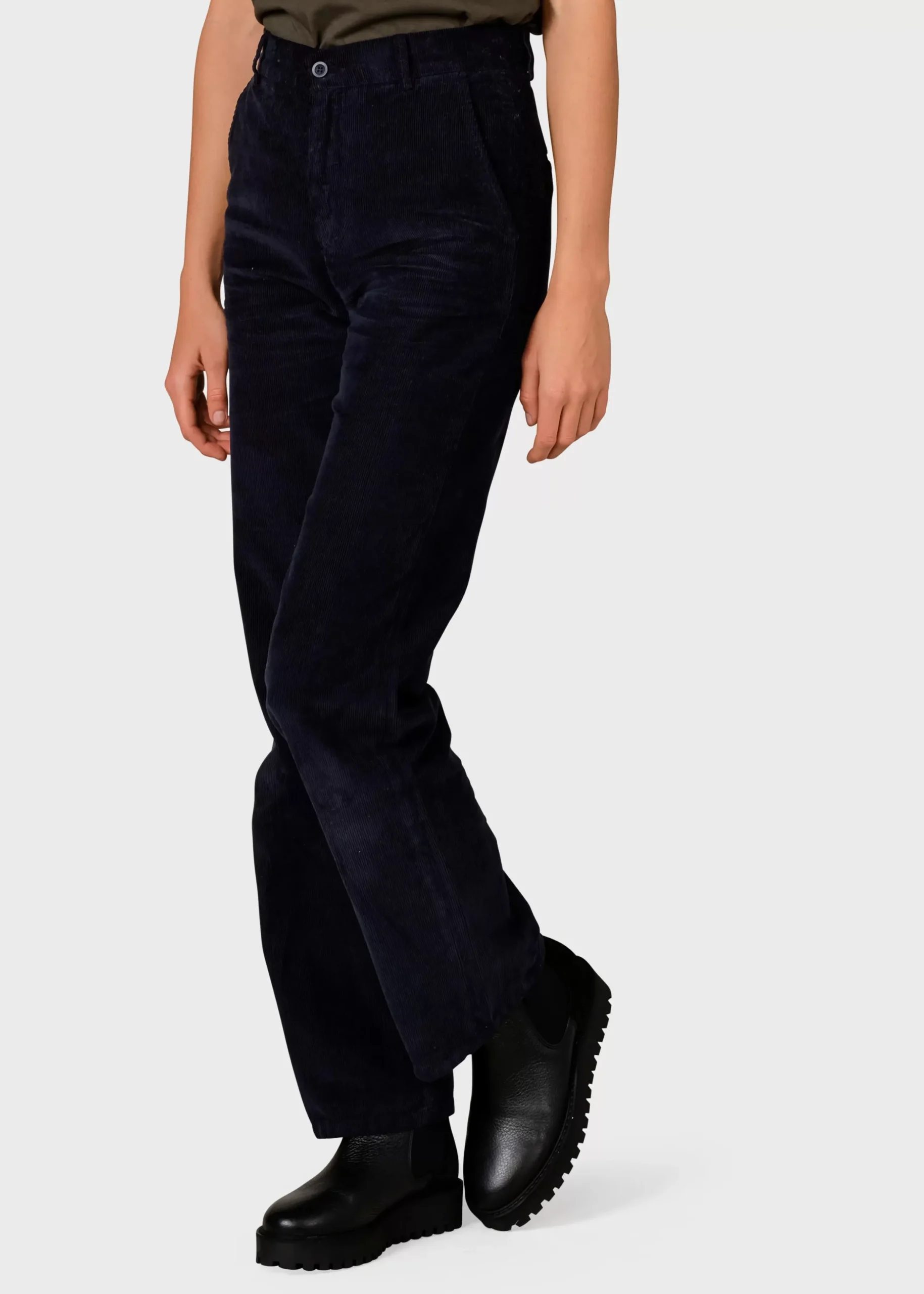 Klitmoller Collective Hosen-Lone corduroy pant - Navy