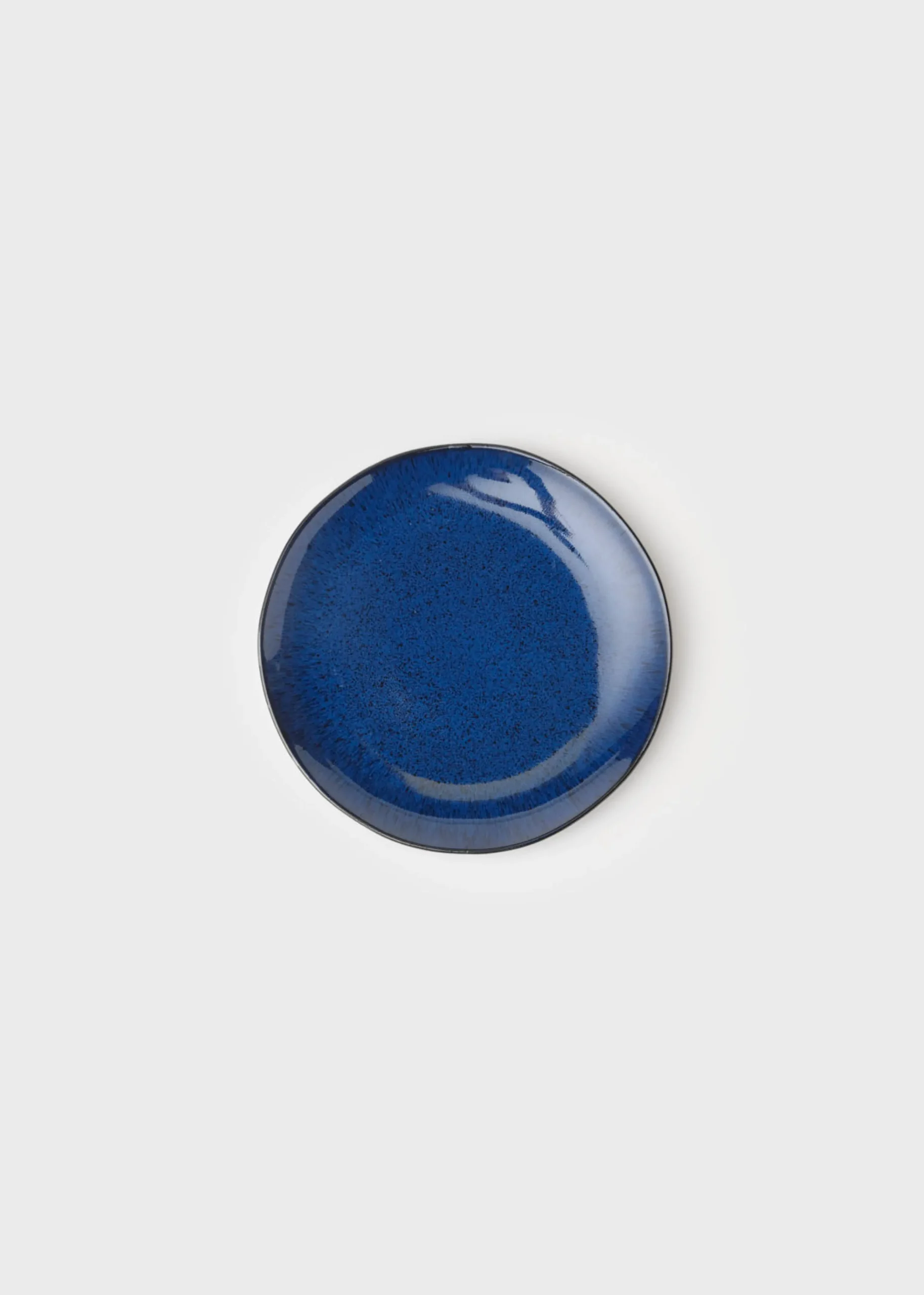 Klitmoller Collective Keramik-Lunch plate - 22 cm - Indigo Concrete